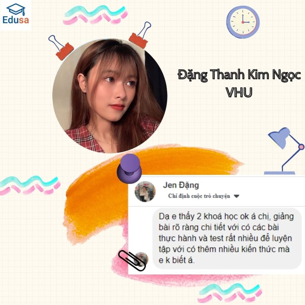 Kim Ngọc sinh viên trường ĐH Văn Hiến nâng cao trình độ Anh Văn nhờ khóa TOEIC online 100%